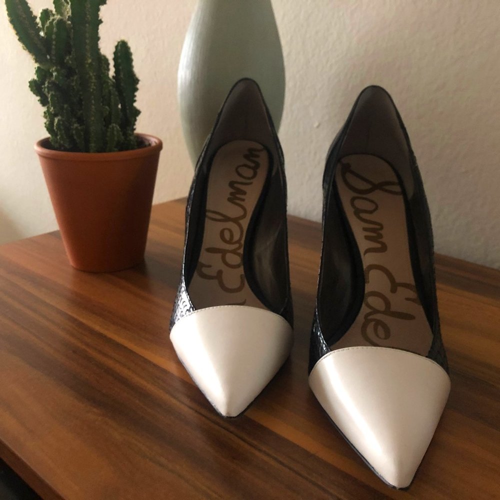 Black and White Sam Edelman Pumps size 7.5